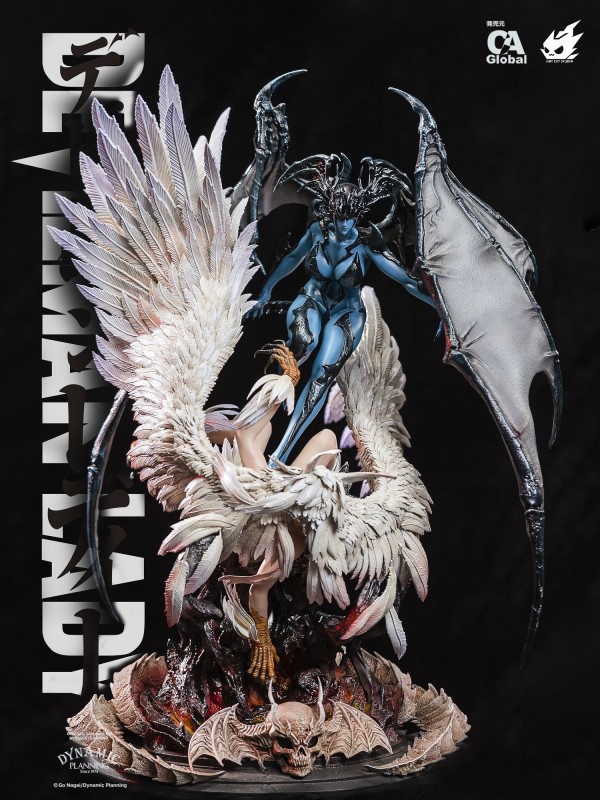 HotCat Studio Devilman Lady Demons & Angels Jun Fudo vs Ran Ausuka Hot Sexy 1/6 Statue